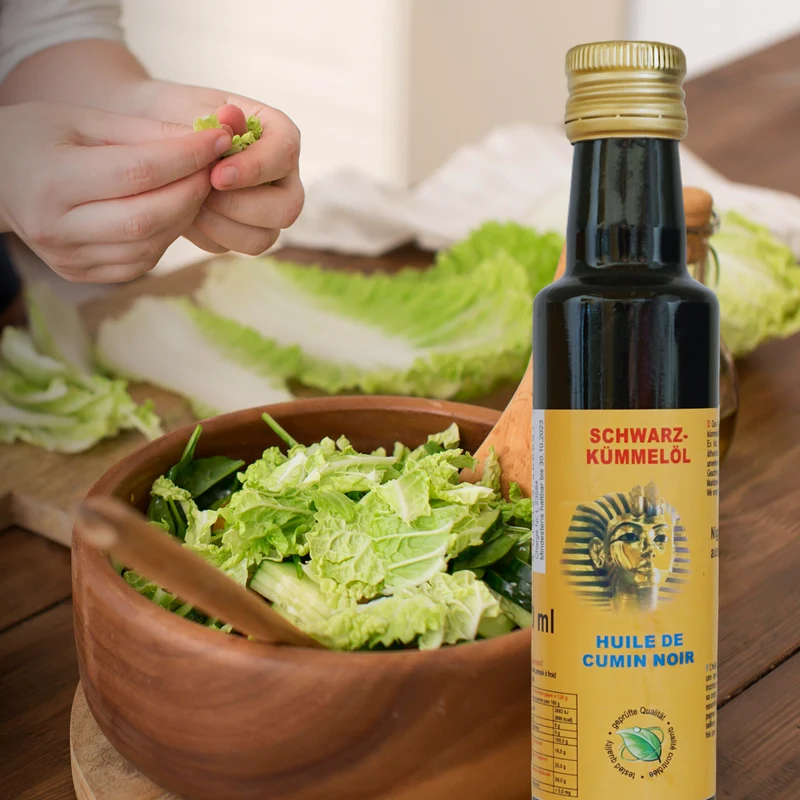 Schwarzkümmelöl 1l Nigella sativa aus Ägypten Schwarzkümmelöl konventionell - Kaltgepresst