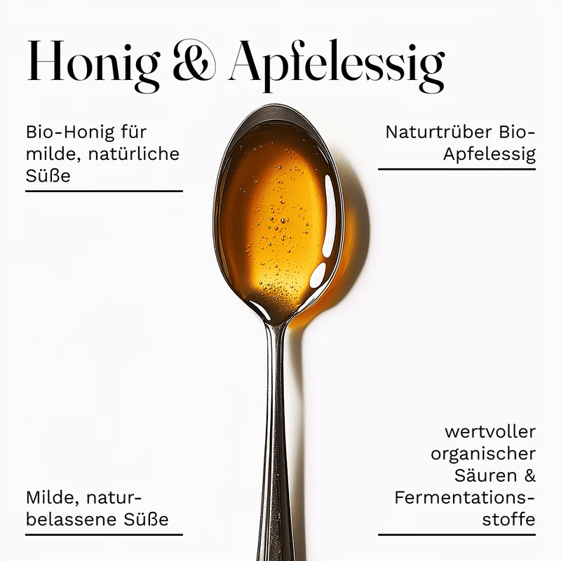 Bio Oxymel Kurkuma und Ingwer 100 ml Getränkezusatz mit Honig & Apfelessig Sauerhonig