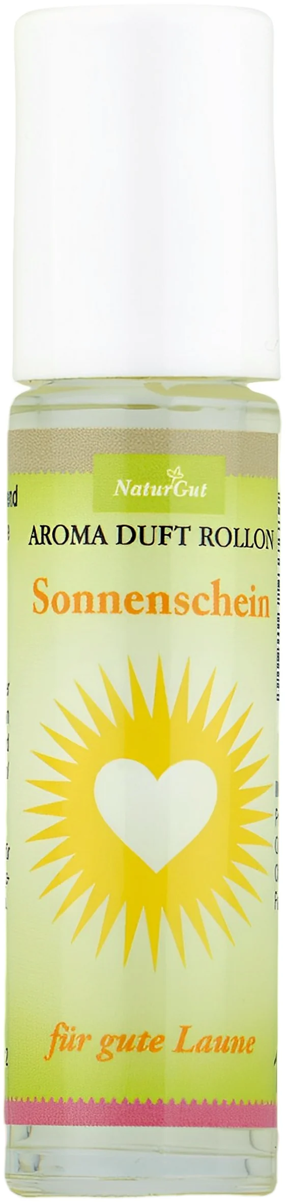 Aroma Duft Roll-On Sonnenschein 10 ml | Duftroller mit ätherischen Ölen in Mandelöl | Aromapflege für positive Duftmomente | Praktischer Aroma Roll-On für unterwegs