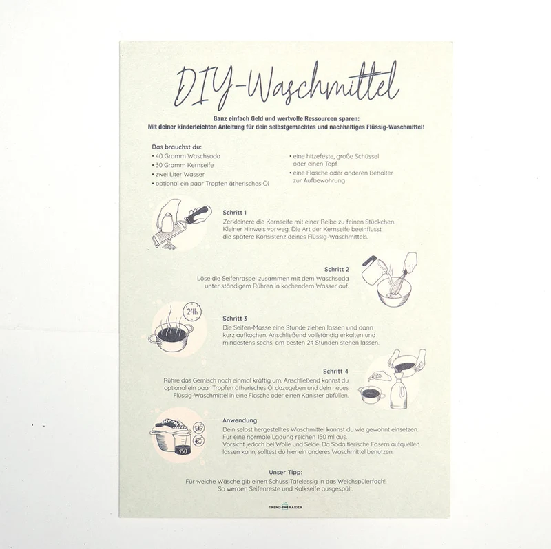 DIY-Waschanleitung