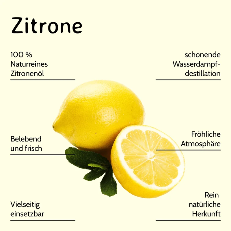 Zitrone / Citrus limon 20 ml AROMARA Ätherisches Duftöl