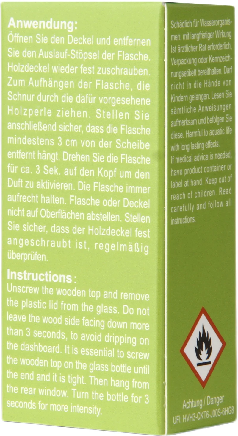 Aromara Autoduft Green Apple Lufterfrischer Duftspender frischer Apfelduft