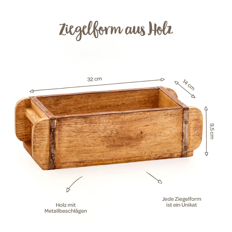 Geschenkset Kräuterkiste mit Ziegelform