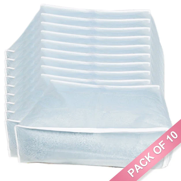 Caraselle Anti-Moth PEVA Underbed Storage Bag for Clothes, Blankets & Sweaters