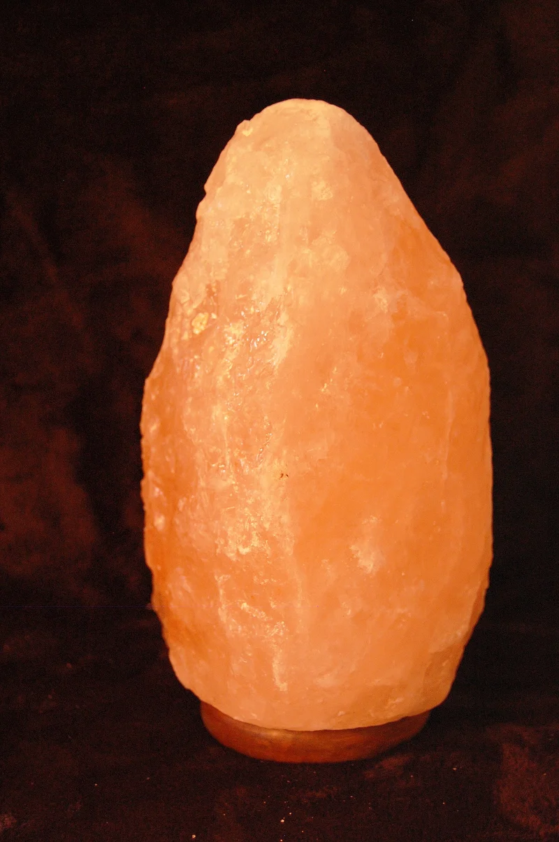 LED Kristall Salzlampe 3-6kg Salzleuchte Nachtlampe aus Himalya Punjab Pakistan
