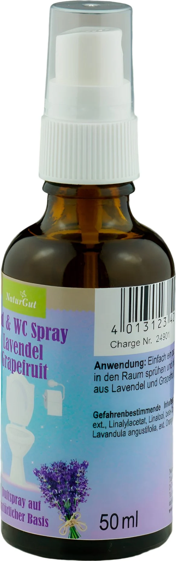 Bad&Toiletten Spray Frisches Örtchen Lavendel/Grapefruit Duftspray Raumspray