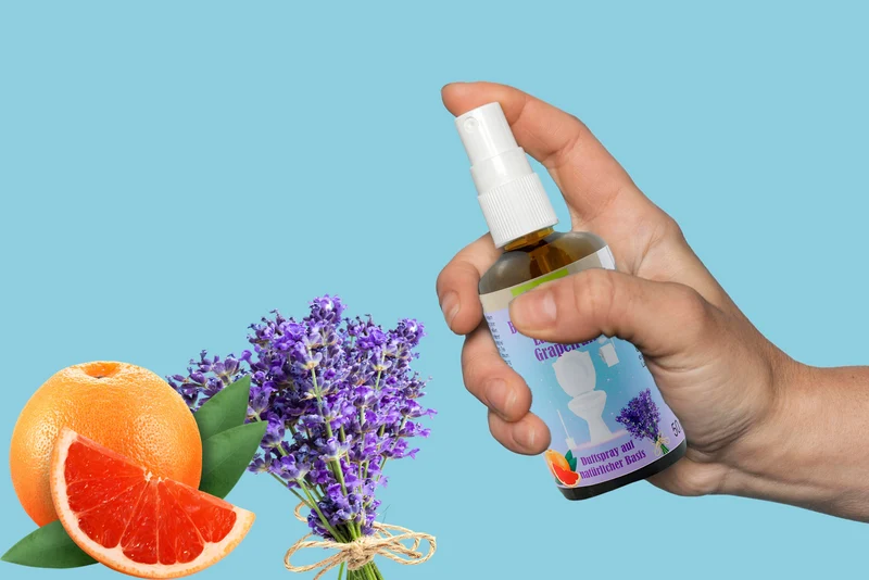 Bad&Toiletten Spray Frisches Örtchen Lavendel/Grapefruit Duftspray Raumspray