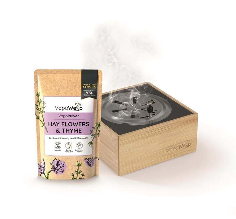 VapoWesp - Pulver Hay Flower und Thymian 100g Vapopulver Wespen Abwehrmittel