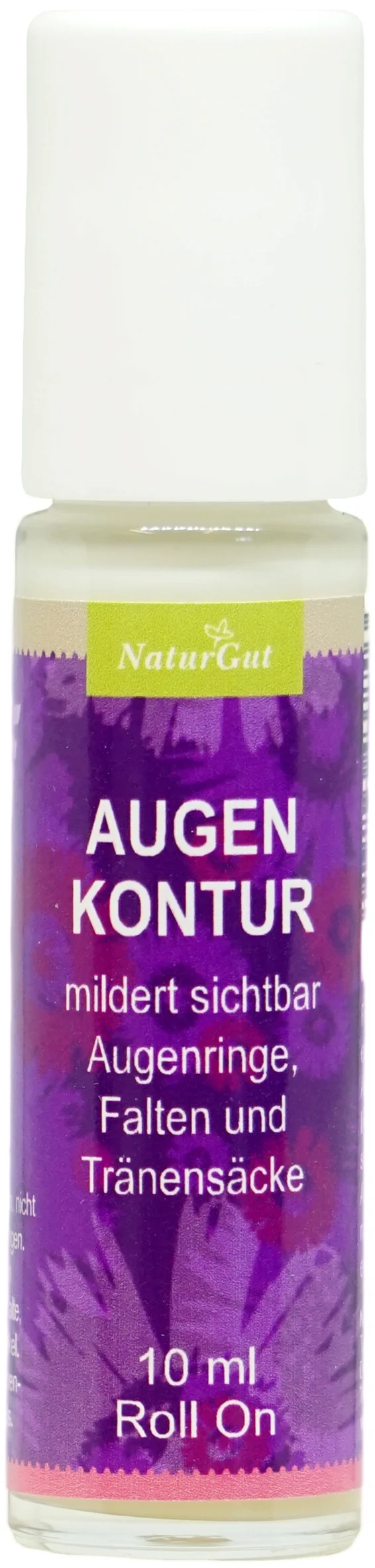Augenkontur Roll-On 10 ml | Augenpflege gegen Augenringe, Tränensäcke & Fältchen | Mit Arganöl, Mandelöl, Q10 & Pflanzenextrakten | Roll-On für die empfindliche Augenpartie