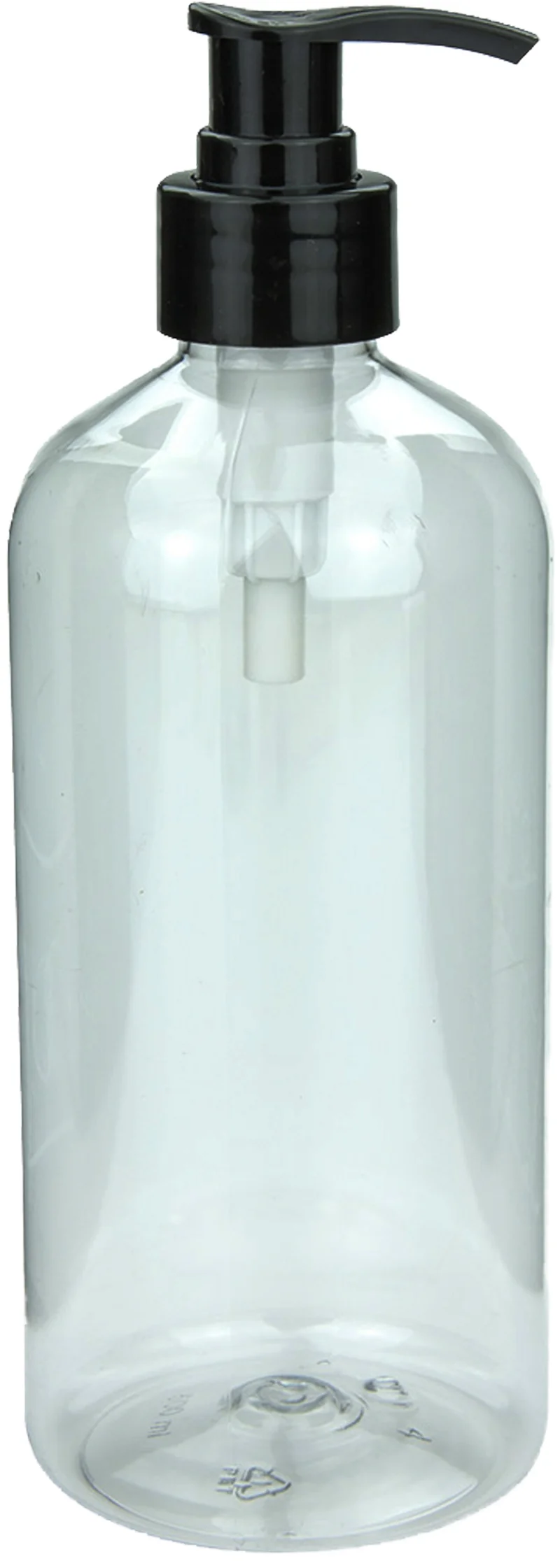 6 x PET Flaschen 1l klar mit Spenderpumpe schwarz Klarsicht Flasche Spenderpumpe