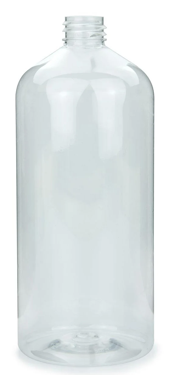 6 x PET Flaschen 1l klar mit Spenderpumpe schwarz Klarsicht Flasche Spenderpumpe