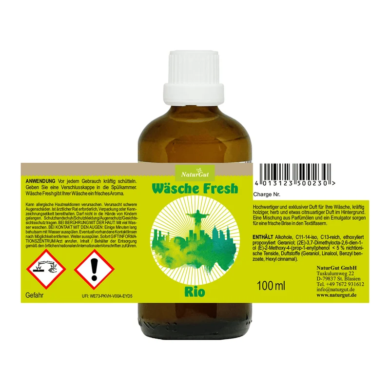 Wäsche Fresh Rio Wäscheduft Wäscheparfüm Konzentrat kräftig holziger Duft 3er Set