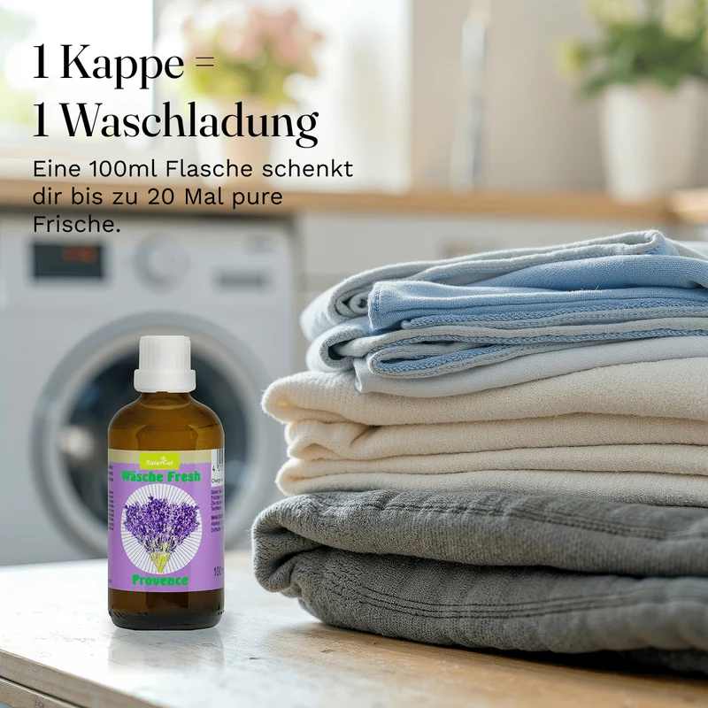 Wäsche Fresh New York 100 ml | Wäscheduft Konzentrat mit ätherischen Ölen | Männlich-süßer orientalischer Duft | Wäscheparfüm für Waschmaschine | Ohne Weichspüler