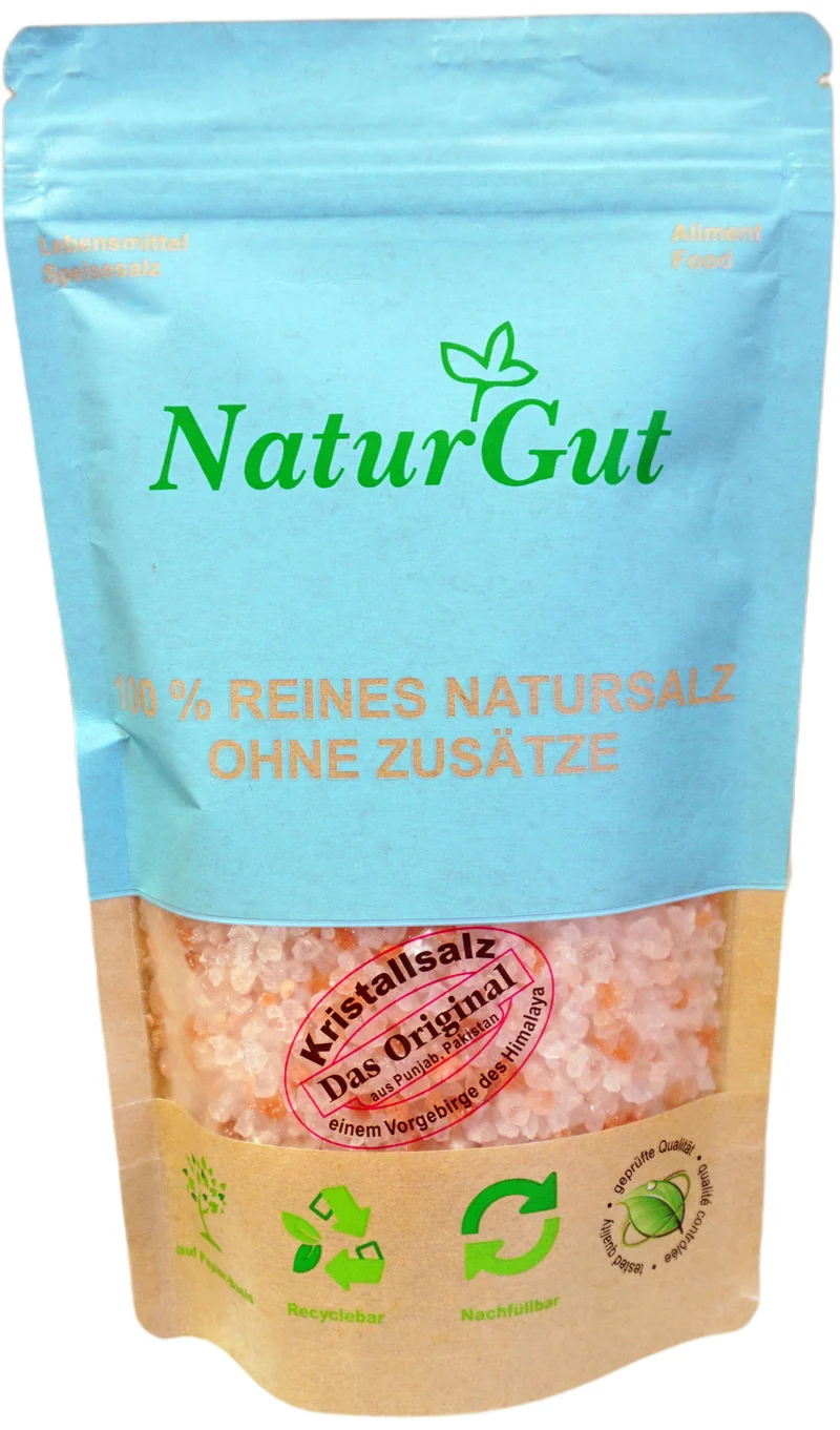 Kristallsalz Granulat 500g für die Salzmühle aus Punjab/Pakistan
