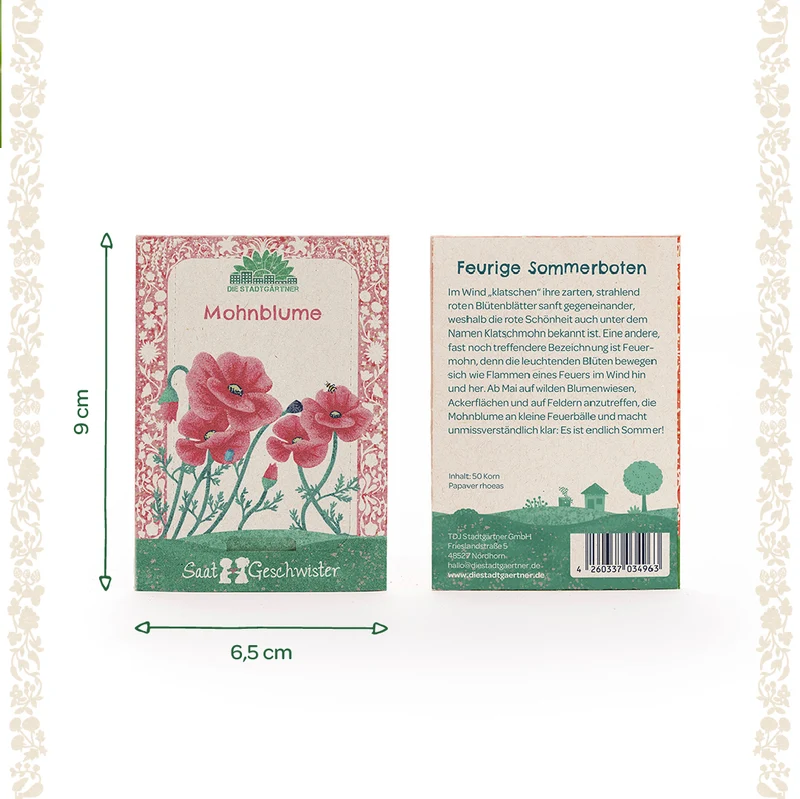 Saatgut Mohnblume