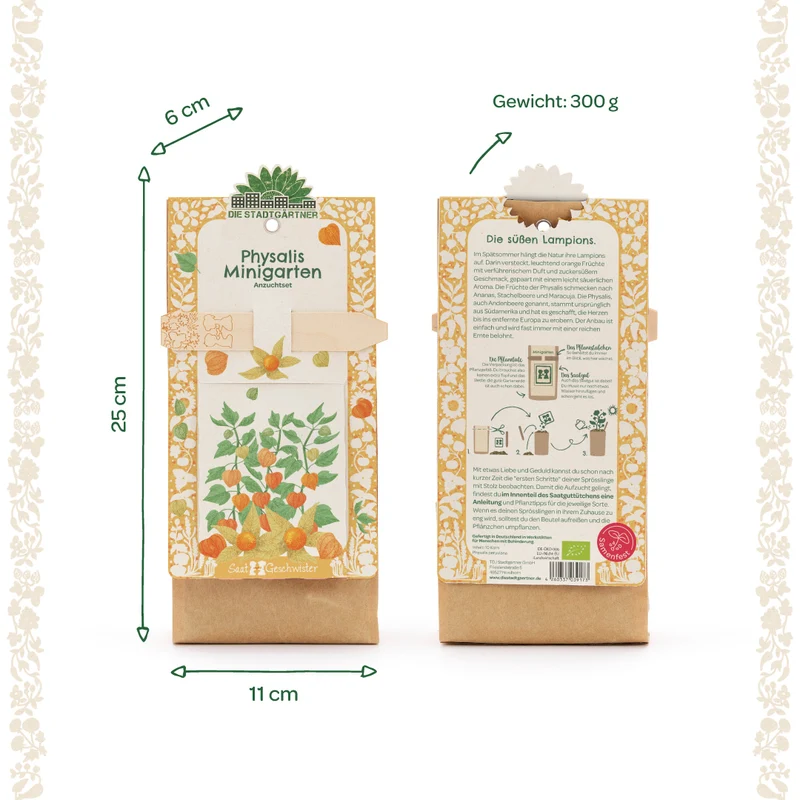 Anzuchtset – Minigarten BIO-Physalis