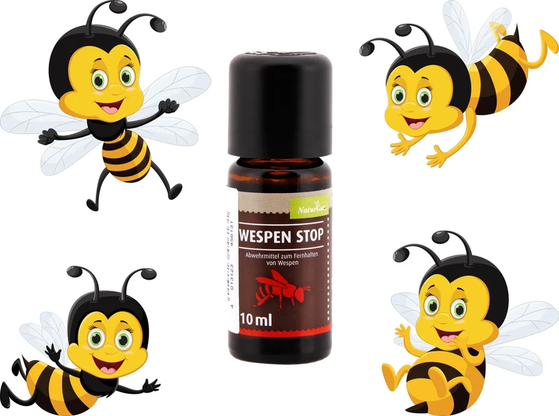 Set: Wespen-Stop Duftwürfel Rapswachskerze Zitronen-Eukalyptus Duft Citridiol PMD19