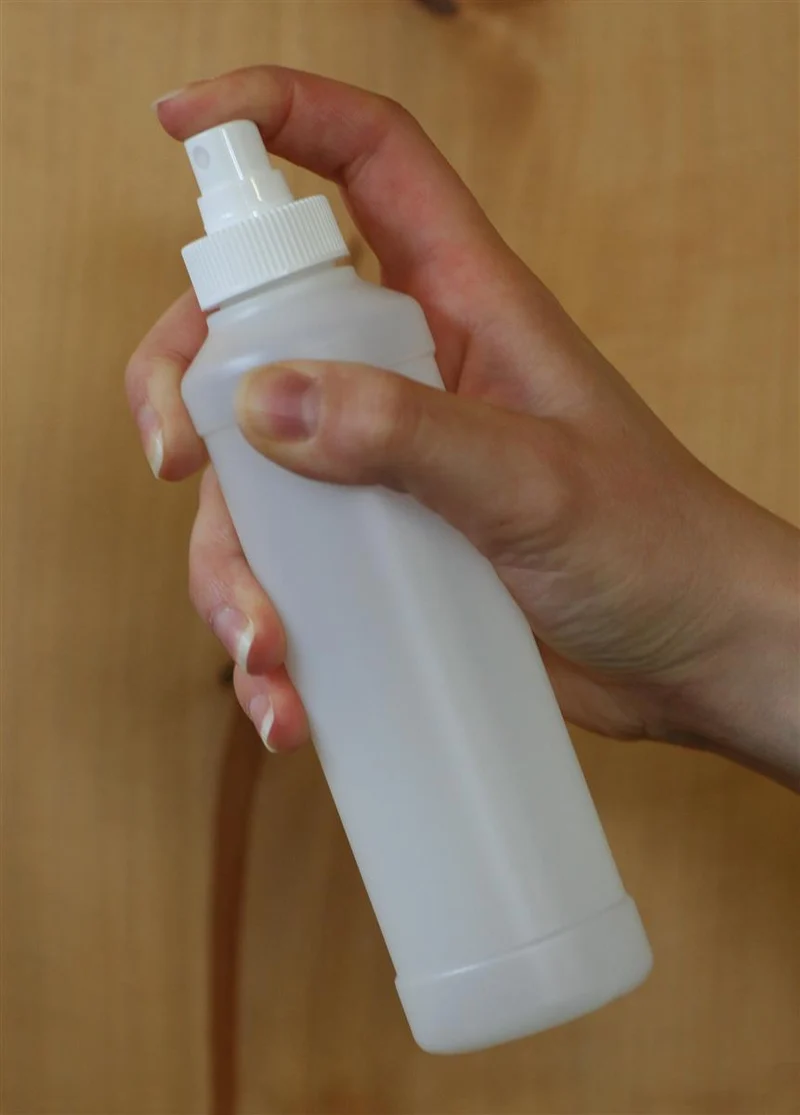 8 Spray Rundflaschen 250ml mit Sprüher Zerstäuber für Desinfektionsmittel Flüssigkeit
