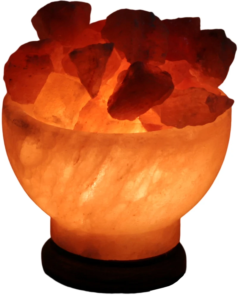 Kristallsalz Feuerschale Salz aus einem Vorgebirge des Himalaya/Pakistan Salzlampe