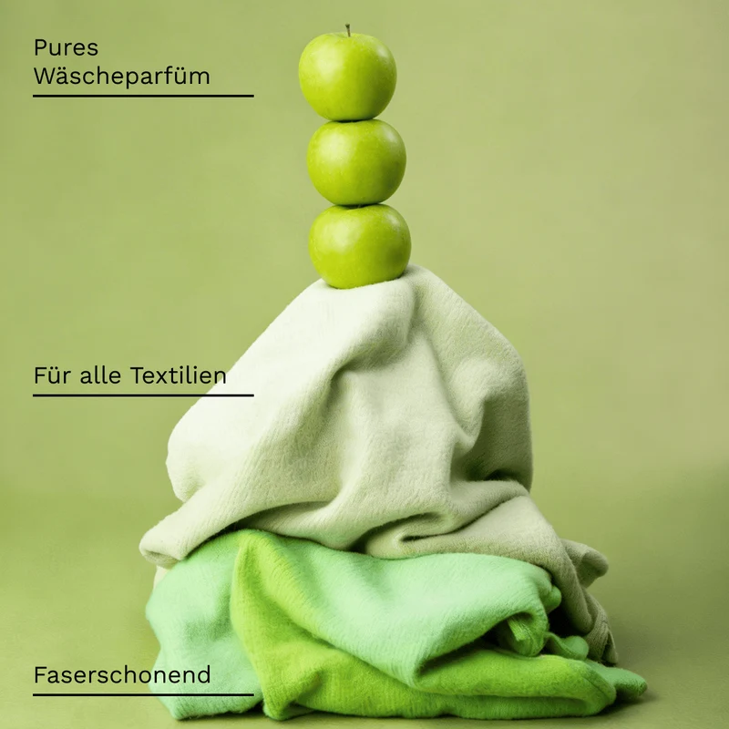 Wäsche Fresh Apfel: Der belebende Wäscheduft mit Apfelaroma für ein duftendes Wascherlebnis