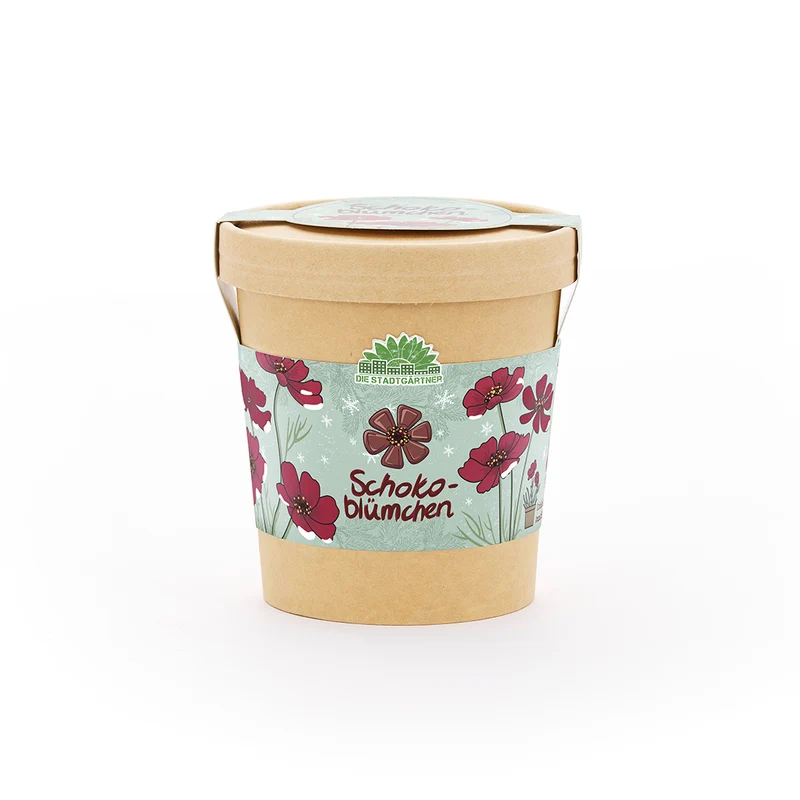 Schokoblumen aus dem Becher