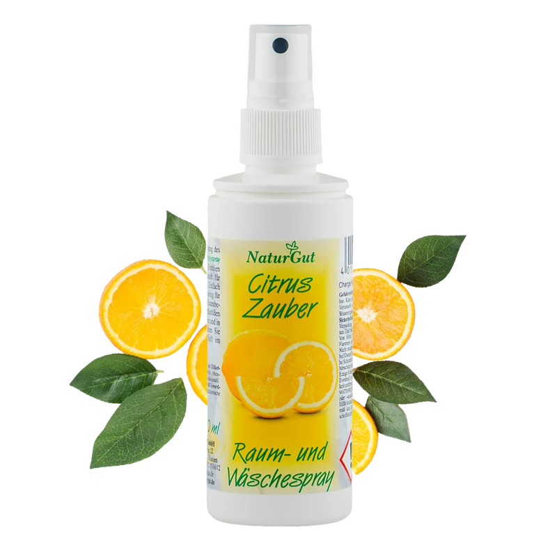 Raumspray Wäschespray Citrus Zauber 100ml Raumduft Spray Zitrusduft Zitrusfrische