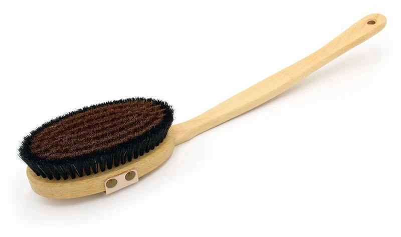 Body Ionic Brush mit Stiel Massagebürste Hautbürste Energiebürste Pflegebürste