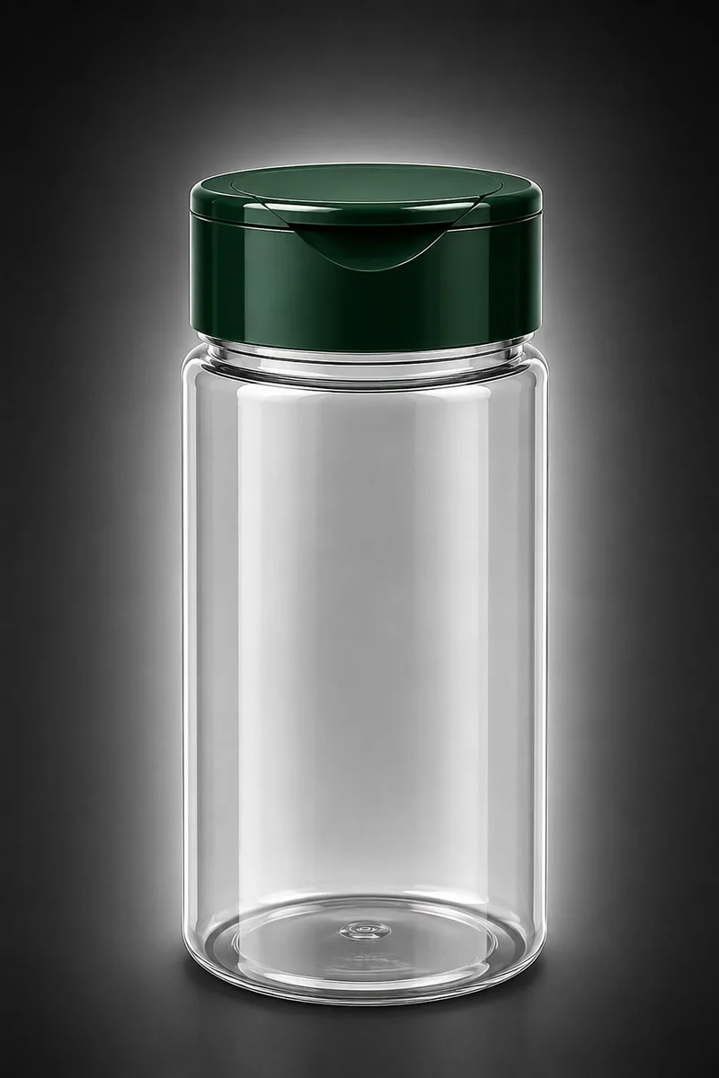 Gewürzdosen 5x100 ml mit Streuverschluss & UV-Schutz – PET Gewürzgläser BPA-frei – Gewürzbehälter für Küche, Kräuter, Gewürze & Vorrat – Wiederverwendbar & Aromaschutz