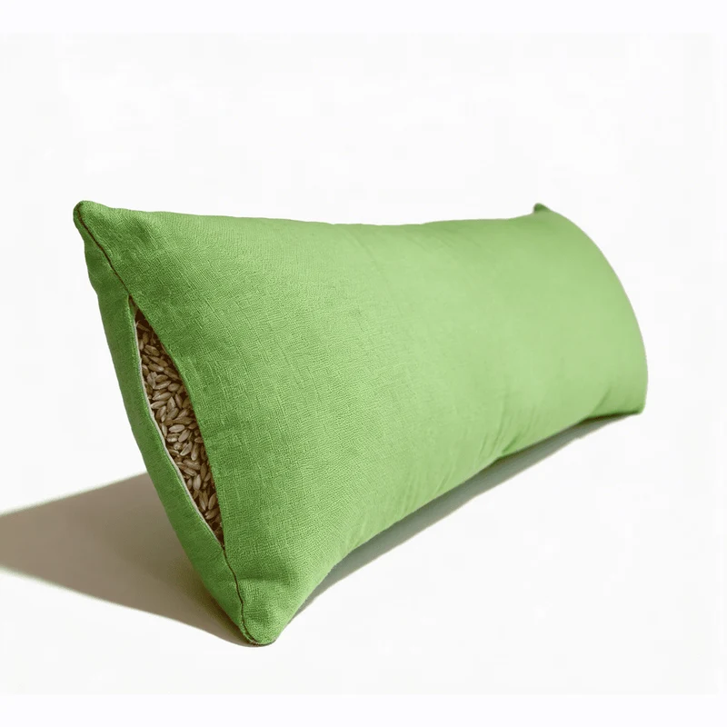 NaturGut Yoga Bolster 60 x 22 cm mit Bio-Dinkelspelz | Yogakissen & Meditationskissen aus Baumwolle | Naturfüllung aus gereinigtem Dinkelspelz | Für Yoga, Meditation, Entspannung & Lagerungskissen