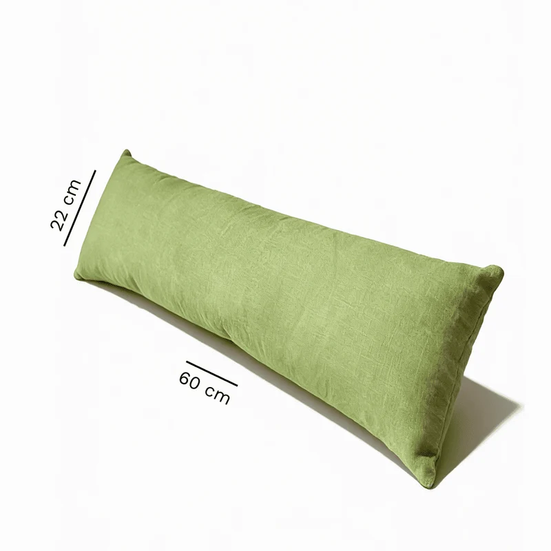NaturGut Yoga Bolster 60 x 22 cm mit Bio-Dinkelspelz | Yogakissen & Meditationskissen aus Baumwolle | Naturfüllung aus gereinigtem Dinkelspelz | Für Yoga, Meditation, Entspannung & Lagerungskissen