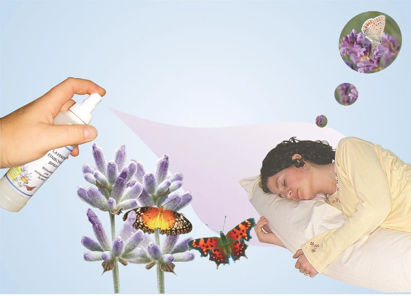 Lavendel Gute Nacht Spray 250ml mit echtem Lavendel für entspannenden Schlaf Lavendelspray Duftspray