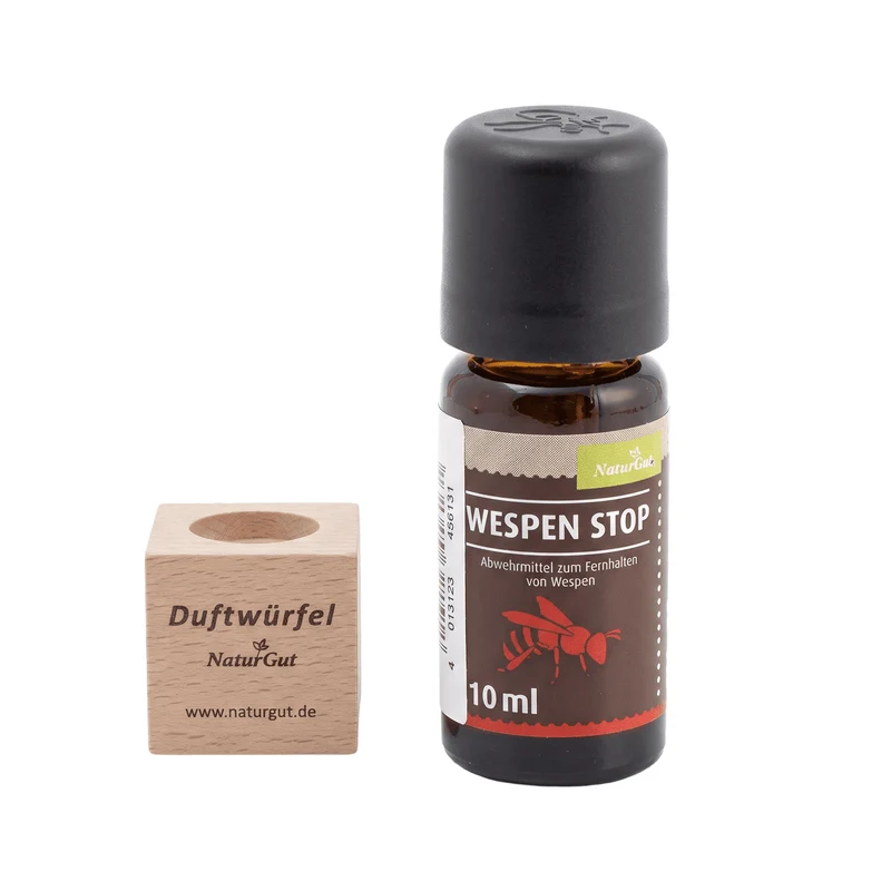 Wespen Stop Abwehr Wespenabwehr Abwehrmittel 10ml mit Duftwürfel