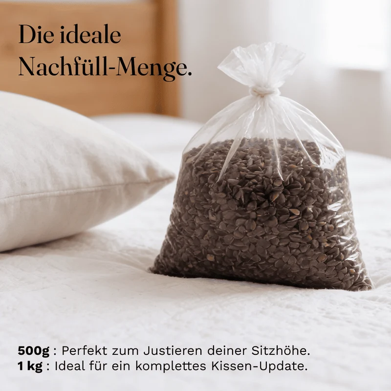 Traubenkern lose 500g Füllmittel Füllung Kissenfüllung Wärmekisse Kältekissen