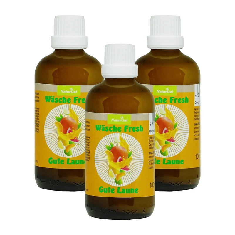 Wäsche Fresh Gute Laune Wäscheduft Wäscheparfüm Duft Blumenduft blumig 3x100ml Sparpaket