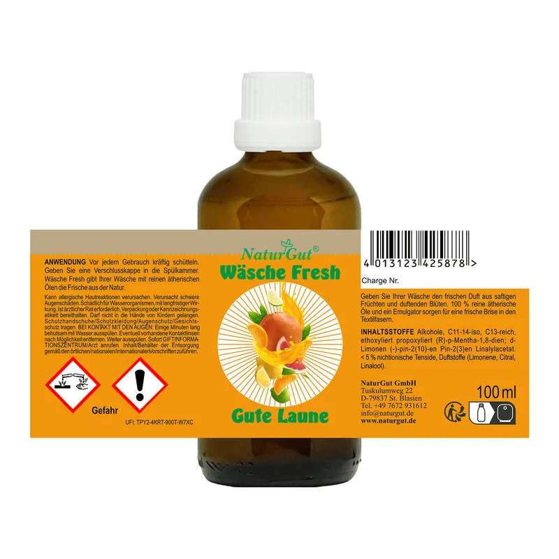 Wäsche Fresh Gute Laune Wäscheduft Wäscheparfüm Duft Blumenduft blumig 3x100ml Sparpaket