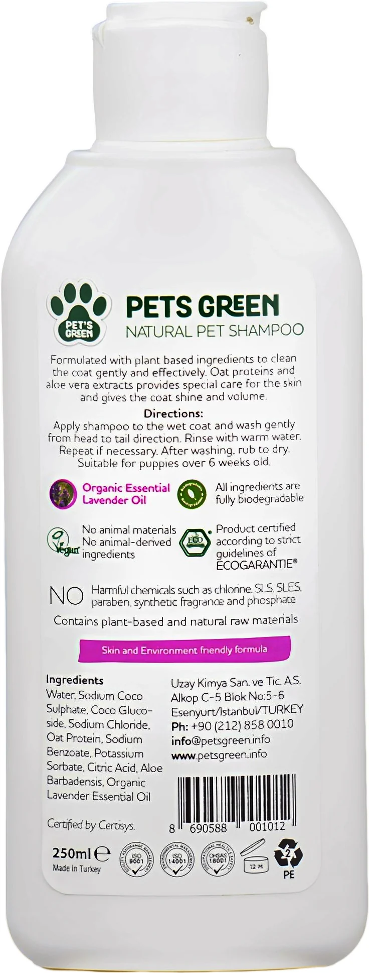 Natürliches Hundeshampoo mit Bio-Lavendelöl - Sanfte Pflege für glänzendes Fell