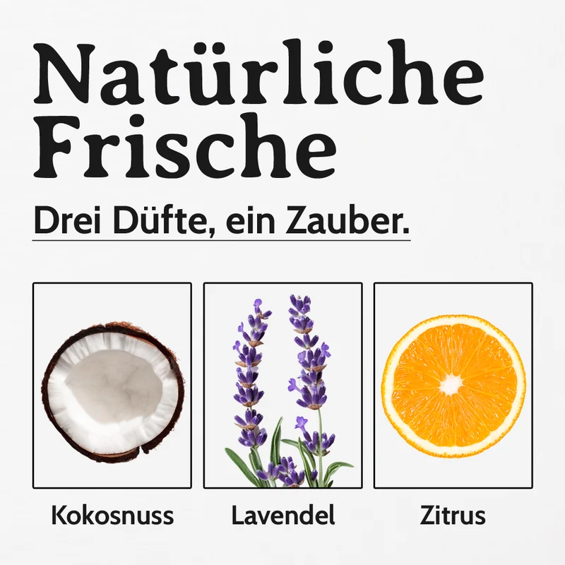 Raum-Wäschespray Cocos-Vanille Zauber 100ml - Ihr exotisches Raumduft-Duftspray