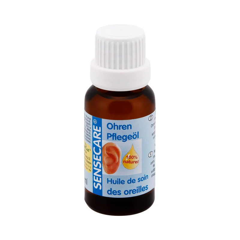 Sensecare Ohrenpflegeöl zur Reinigung und Pflege der Ohren 20ml mit Mandelöl Sanddornöl Lavendelöl