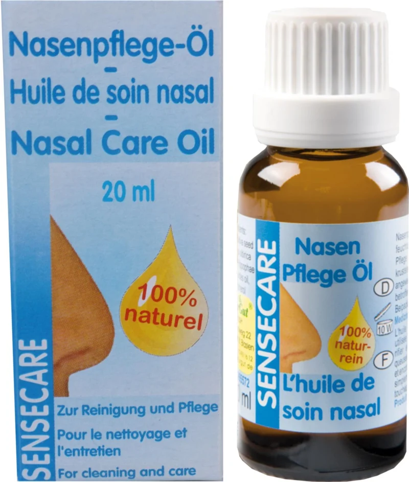 Sensecare Nasenpflegeöl Nasen Pflege-Öl Schwarzkümmelöl Zedernussöl Nasenöl