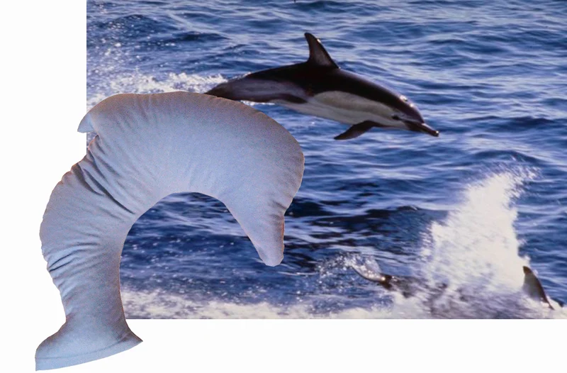 Dinkelnackenstütze Delfin (ca. 43x45 cm)