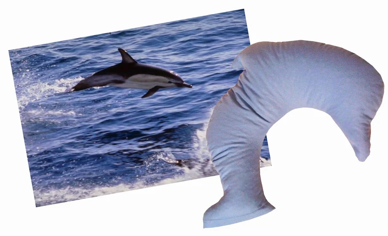 Dinkelnackenstütze Delfin (ca. 43x45 cm)