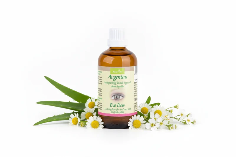 Augentau – Erfrischende Augenpflege für müde Augen & schwere Augenlider | Mit Aloe Vera, Augentrost & Kamillenextrakt | Ohne synthetische Farbstoffe & Düfte | 100 ml