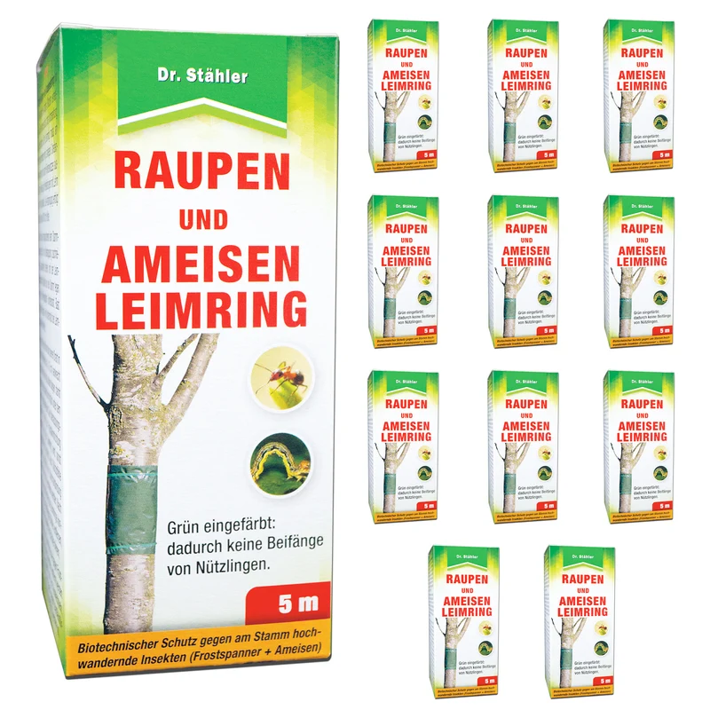 Raupen- und Ameisen-Leimring: Biotechnischer Schutz für Obstbäume