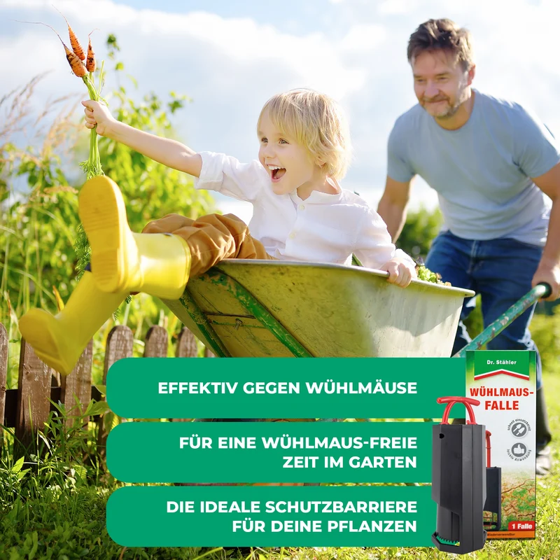 Wühlmaus-Falle: Optimaler Schutz gegen Wühlmäuse für deinen Garten (wiederverwendbar)