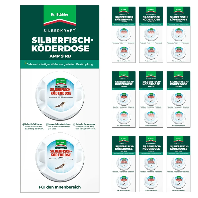 Silberfisch Köderdose: Silberfische & Papierfischchen bekämpfen in Bad, Küche & Keller