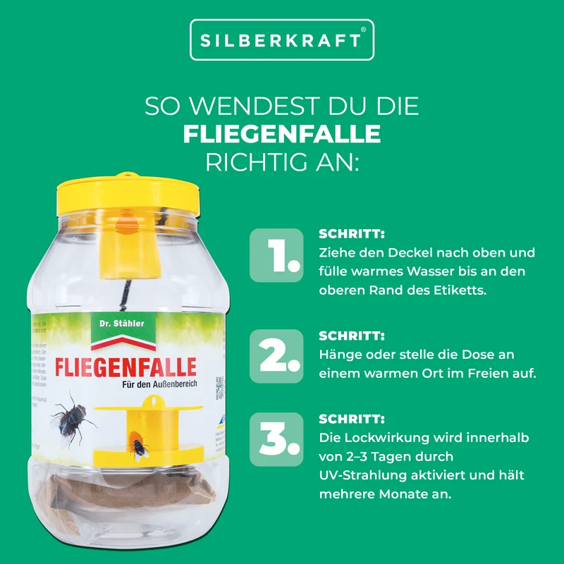 Effektive Fliegenabwehr: Hochwirksame Fliegenfalle für Garten und Terrasse