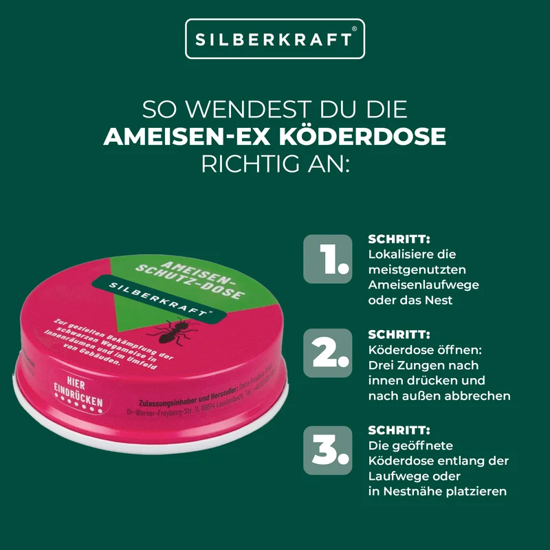 Ameisen-Ex Köderdose, 2 Stück