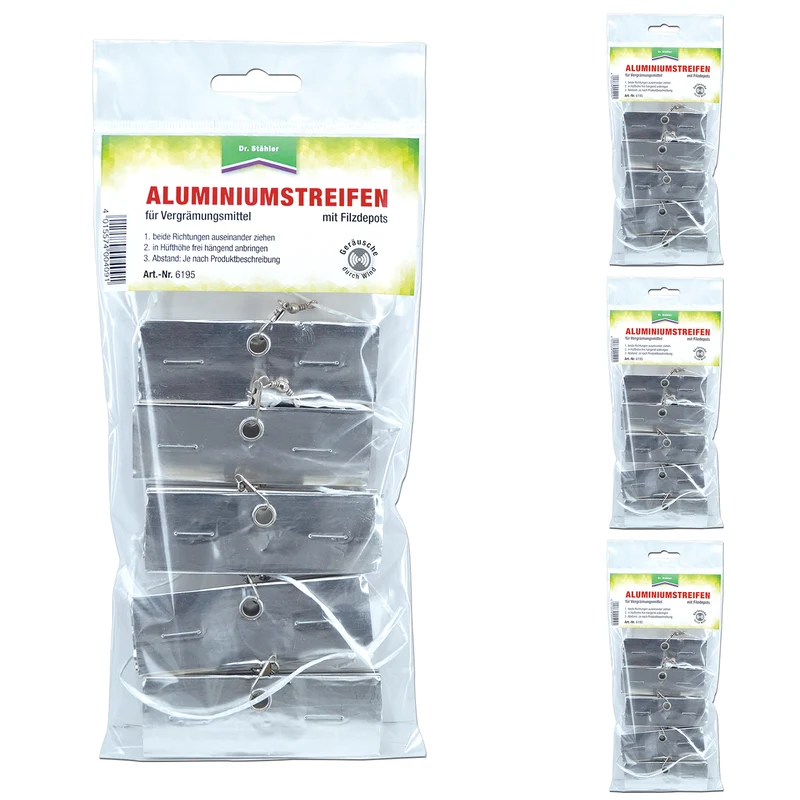 Ferox-Protect Aluminiumstreifen mit Filzdepots - als Trägermaterial für das Wildschweinabweiser Spray