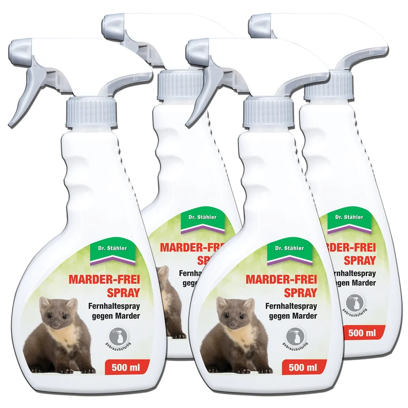 Marder-Frei Spray: Hochwirksamer Marderschutz für Haus und Auto