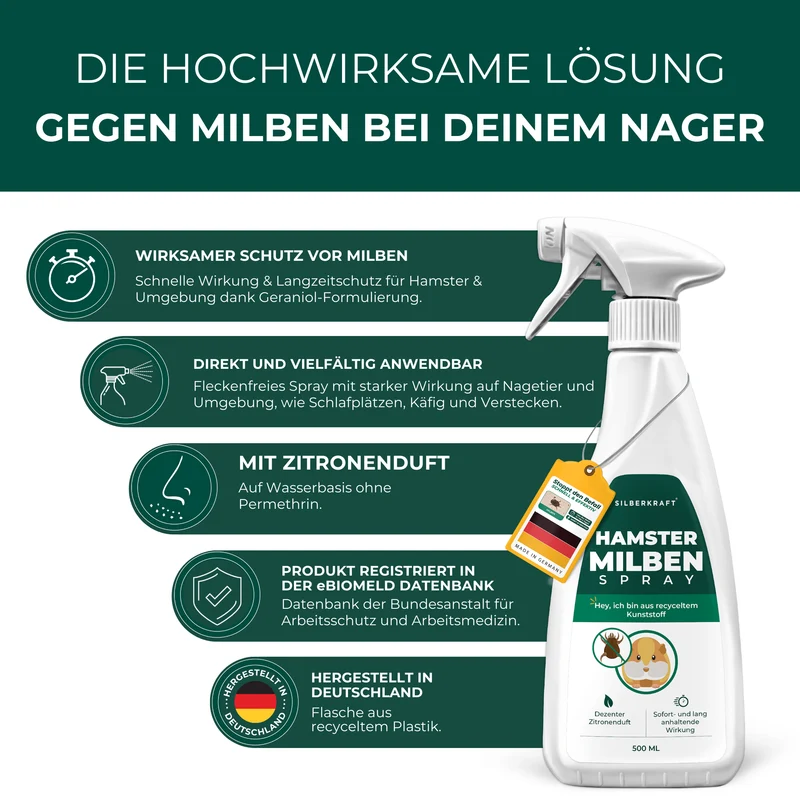 Milbenspray Hamster
